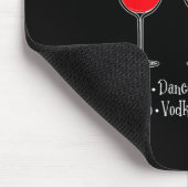 Funny Christmas Dasher Dancer Prancer Vixen Whiske Mousepad (Ecke)