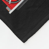 Funny Christmas Decor Firefighter Truck Christmas Fleecedecke (Ecke)