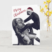 Funny Christmas Dentist Karte (Gelbe Blume)