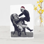 Funny Christmas Dentist Karte (Gelbe Blume)