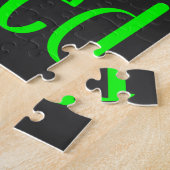 Funny Christmas Design "Lieber Santa i war gerahmt Puzzle (Seite)