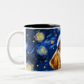 Funny Christmas dog Mugs Wird Merry Christmas Mug Zweifarbige Tasse (Links)