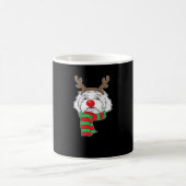 Funny Christmas Dog Xmas Reindeer Maltese Dog Holi Kaffeetasse (Mittel)