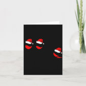 Funny Christmas Drink Drank Drunk Xmas Holiday Karte (Vorderseite)