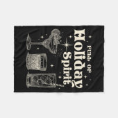 Funny Christmas Drinking Full Of Holiday Srit  Fleecedecke (Vorderseite (Horizontal))