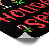 Funny Christmas Drinking I'm Full Of Holiday Srit Poster (Ecke)