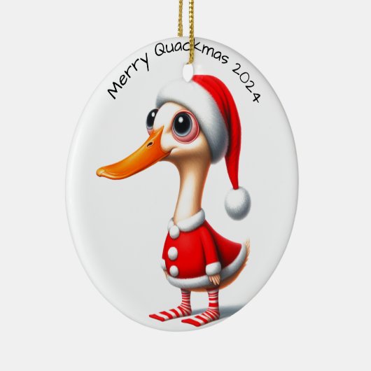 Funny Christmas Duck Ornament (Rechts)