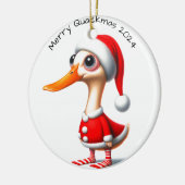 Funny Christmas Duck Ornament (Links)