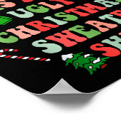 Funny Christmas Due To Inflation This Is My Ugly S Poster (Ecke)