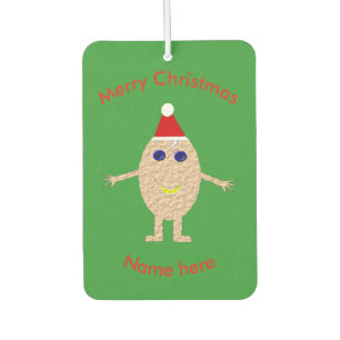 Funny Christmas Egg Air Freshener Autolufterfrischer
