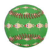 Funny Christmas Egg Baseball (Rückseite)