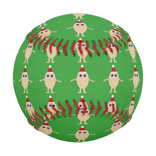 Funny Christmas Egg Baseball (Vorderseite)