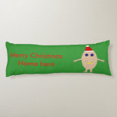 Funny Christmas Egg Body Kissen (Rückseite)