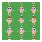 Funny Christmas Egg Custom Foto Cube Würfel (Rechts)