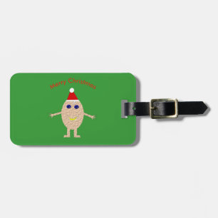 Funny Christmas Egg Custom Gepäckanhänger
