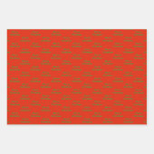 Funny Christmas Egg Custom Geschenkpapier Set (Vorderseite 2)