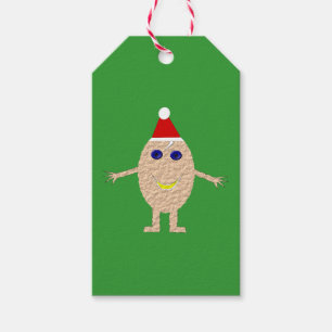 Funny Christmas Egg Custom Gift Tags Geschenkanhänger