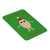 Funny Christmas Egg Custom Magnet (Rechte Seite)