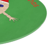 Funny Christmas Egg Cutting Board Schneidebrett (Ecke)