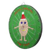 Funny Christmas Egg Dart Board Dartscheibe (Vorderseite rechts)
