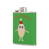 Funny Christmas Egg Flask Flachmann (Links)