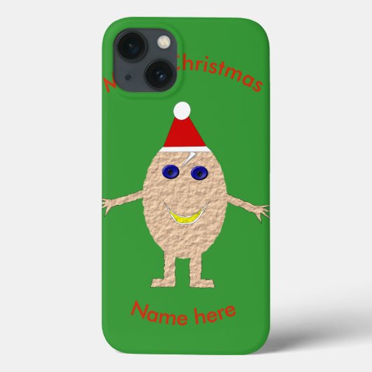 Funny Christmas Egg iPad Case (Rückseite)
