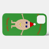Funny Christmas Egg iPad Case (Rückseite (Horizontal))