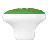 Funny Christmas Egg Keramik Knob Keramikknauf (Seitenansicht)