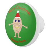 Funny Christmas Egg Keramik Knob Keramikknauf (Rechts)