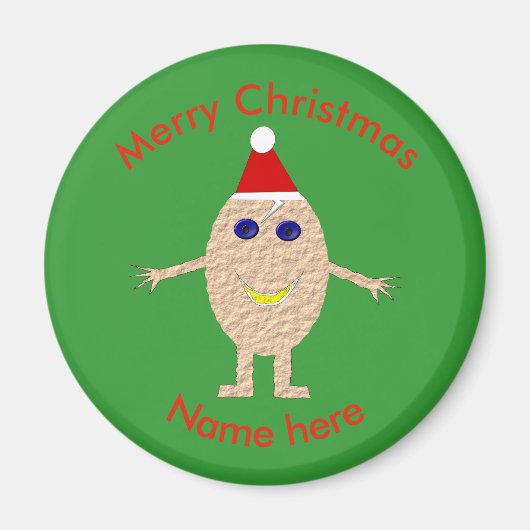 Funny Christmas Egg Magnet (Vorne)