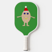 Funny Christmas Egg Pickleball Schläger (Rückseite)
