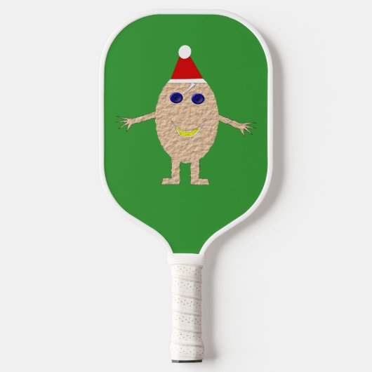 Funny Christmas Egg Pickleball Schläger (Vorderseite)