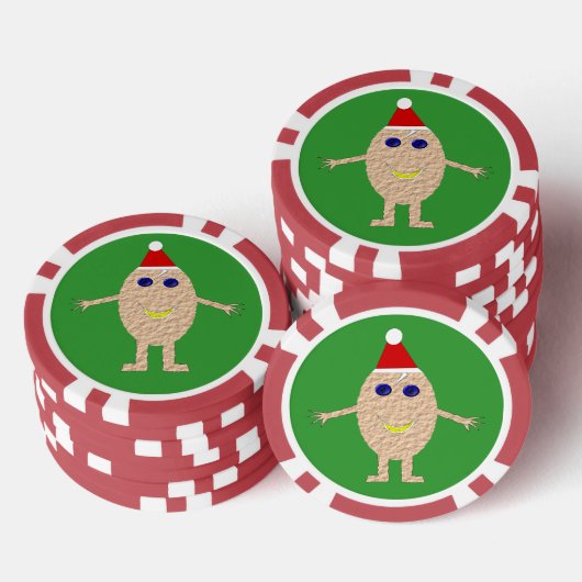 Funny Christmas Egg Pokerchips (Stapel)
