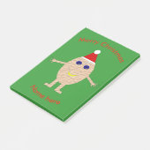 Funny Christmas Egg Post es notiert Pad Post-it Klebezettel (angewinkelt)