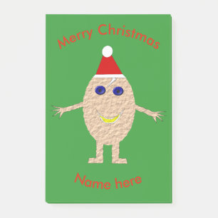 Funny Christmas Egg Post es notiert Pad Post-it Klebezettel