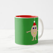Funny Christmas Egg Tasse (VorderseiteRechts)