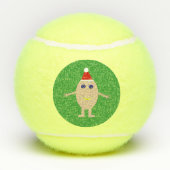 Funny Christmas Egg Tennisbälle (Rückseite)