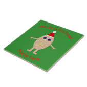 Funny Christmas Egg Tile Fliese (Seite)