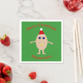 Funny Christmas Egge Paper Napkins Serviette (Beispiel)