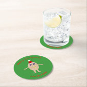 Funny Christmas Egge Paper Untersetzer (Vor Ort)