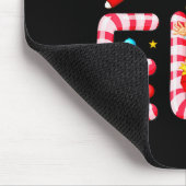 Funny Christmas Elf Design Believe In Your Elf Men Mousepad (Ecke)