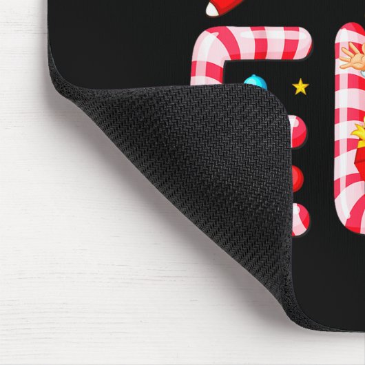 Funny Christmas Elf Design Believe In Your Elf Men Mousepad (Ecke)