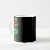 Funny Christmas Elf English Springer Spaniel Dog  Kaffeetasse (Vorderseite Links)