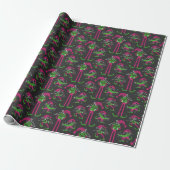 Funny Christmas Elf Gnome Geschenkpapier (Ungerollt)