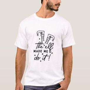 Funny Christmas Elf machte mich Do it Funny Retro T-Shirt