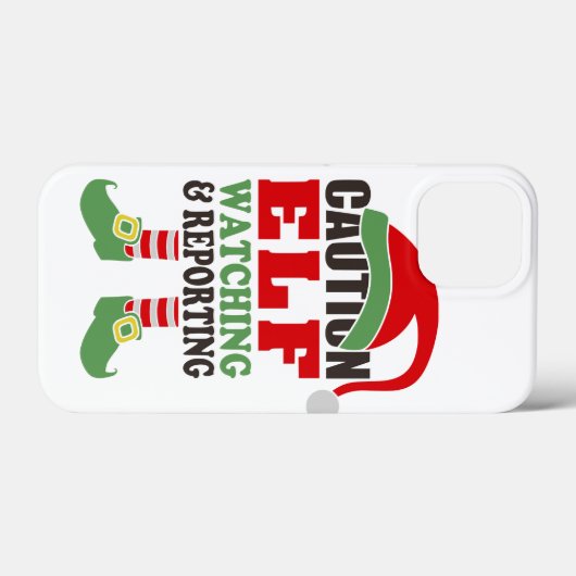 Funny Christmas Elf Phone Case (Rückseite (Horizontal))