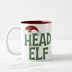 Funny Christmas Elf Tasse