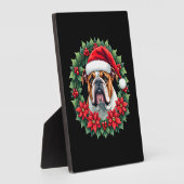 Funny Christmas English Bulldog Tank Top Fotoplatte (Seite)