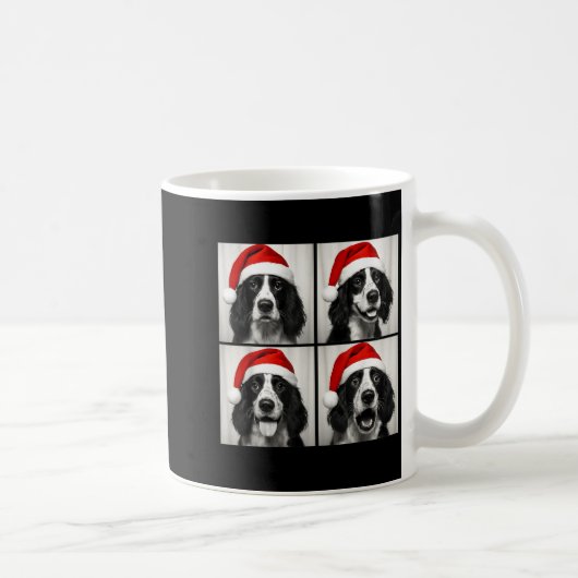 Funny Christmas English Springer Spaniel Santa Pho Kaffeetasse (Rechts)