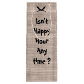 Funny Christmas Erntedank Weinbeutel Wine Tasche Geschenktüte Für Weinflaschen (Rückseite)